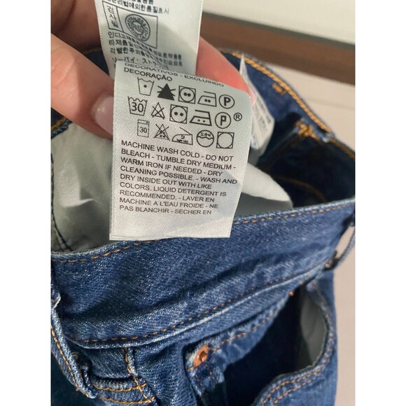 Levi's Wedgie Straight Medium Wash Jean 28 - Picture 8 of 9